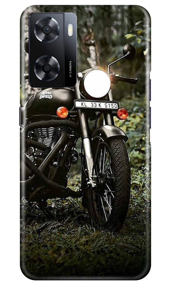 Royal Enfield Mobile Back Case for Oppo A57 (Design - 343)