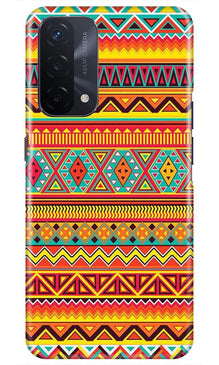 Zigzag line pattern Mobile Back Case for Oppo A74 5G (Design - 4)