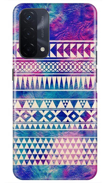 Modern Art Mobile Back Case for Oppo A74 5G (Design - 8)