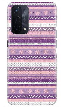 Zigzag line pattern3 Mobile Back Case for Oppo A74 5G (Design - 11)