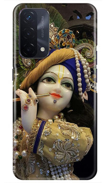 Lord Krishna3 Mobile Back Case for Oppo A74 5G (Design - 18)