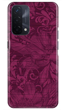 Purple Backround Mobile Back Case for Oppo A74 5G (Design - 22)