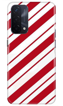 Red White Mobile Back Case for Oppo A74 5G (Design - 44)