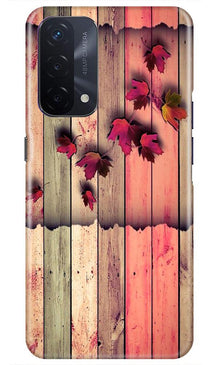 Wooden look2 Mobile Back Case for Oppo A74 5G (Design - 56)