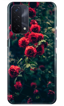 Red Rose Mobile Back Case for Oppo A74 5G (Design - 66)
