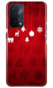 Christmas Mobile Back Case for Oppo A74 5G (Design - 78)