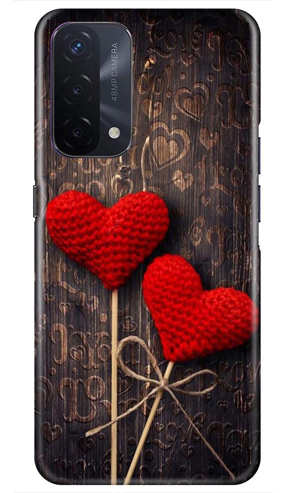 Red Hearts Case for Oppo A74 5G