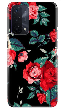 Red Rose2 Mobile Back Case for Oppo A74 5G (Design - 81)