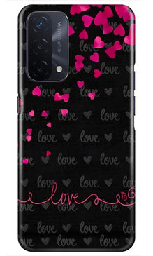 Love in Air Mobile Back Case for Oppo A74 5G (Design - 89)