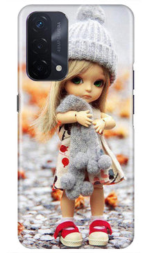Cute Doll Mobile Back Case for Oppo A74 5G (Design - 93)