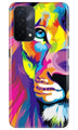 Colorful Lion Case for Oppo A74 5G  (Design - 110)