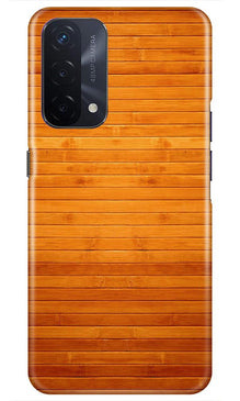 Wooden Look Mobile Back Case for Oppo A74 5G  (Design - 111)