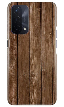 Wooden Look Mobile Back Case for Oppo A74 5G  (Design - 112)