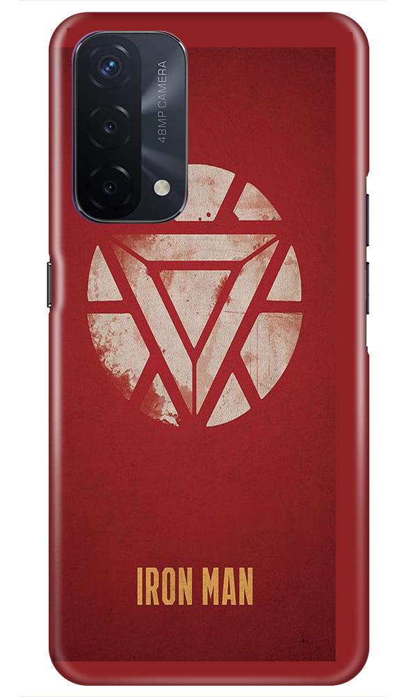 Iron Man Superhero Case for Oppo A74 5G  (Design - 115)