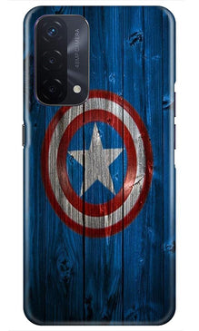Captain America Superhero Mobile Back Case for Oppo A74 5G  (Design - 118)