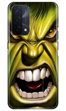 Hulk Superhero Mobile Back Case for Oppo A74 5G  (Design - 121)