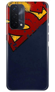 Superman Superhero Mobile Back Case for Oppo A74 5G  (Design - 125)