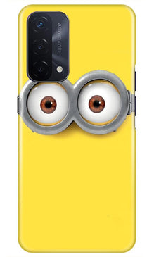 Minions Mobile Back Case for Oppo A74 5G  (Design - 128)