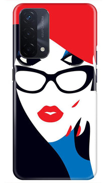Girlish Mobile Back Case for Oppo A74 5G  (Design - 131)