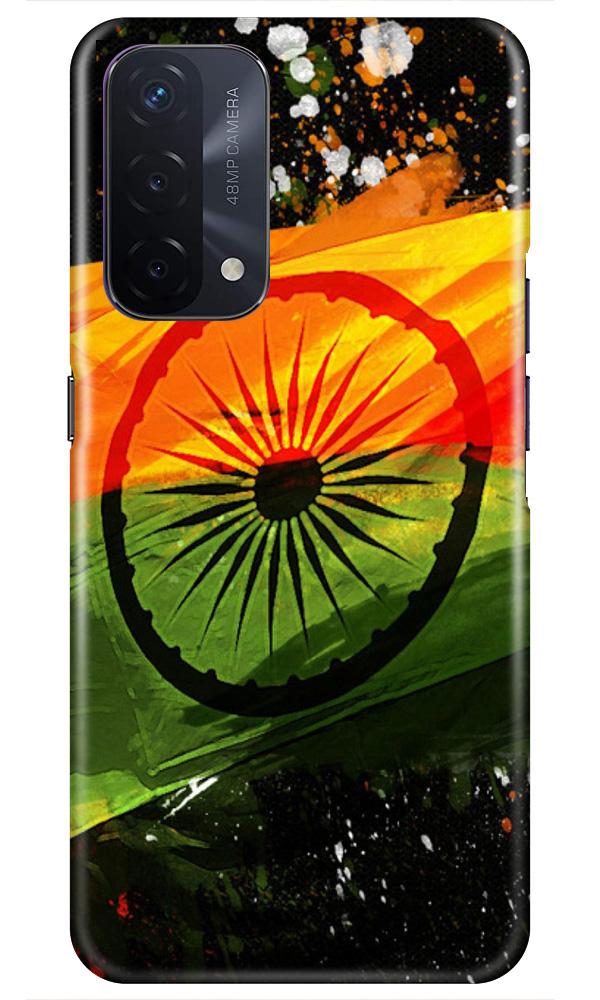 Indian Flag Case for Oppo A74 5G  (Design - 137)