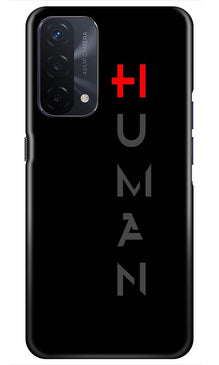 Human Mobile Back Case for Oppo A74 5G  (Design - 141)