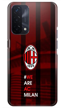 AC Milan Mobile Back Case for Oppo A74 5G  (Design - 155)