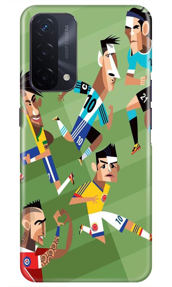 Football Case for Oppo A74 5G(Design - 166)