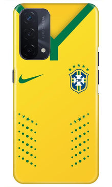 Brazil Mobile Back Case for Oppo A74 5G  (Design - 176)