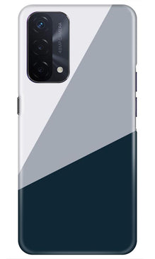 Blue Shade Mobile Back Case for Oppo A74 5G (Design - 182)