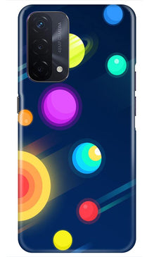 Solar Planet Mobile Back Case for Oppo A74 5G (Design - 197)