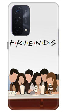 Friends Mobile Back Case for Oppo A74 5G (Design - 200)