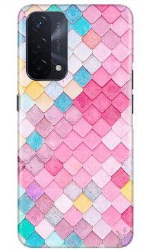 Pink Pattern Mobile Back Case for Oppo A74 5G (Design - 215)
