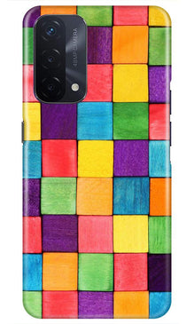 Colorful Square Mobile Back Case for Oppo A74 5G (Design - 218)