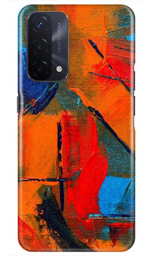 Modern Art Mobile Back Case for Oppo A74 5G (Design - 237)