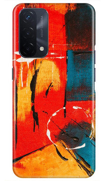 Modern Art Mobile Back Case for Oppo A74 5G (Design - 239)