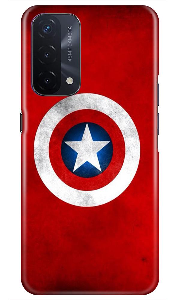 Captain America Case for Oppo A74 5G (Design No. 249)