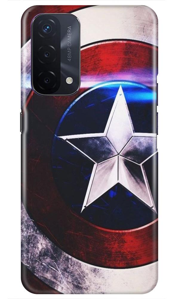 Captain America Shield Case for Oppo A74 5G (Design No. 250)