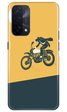 Bike Lovers Mobile Back Case for Oppo A74 5G (Design - 256)