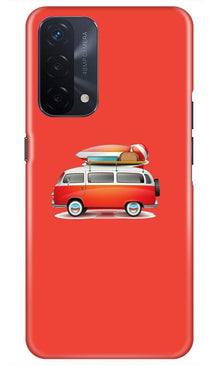 Travel Bus Mobile Back Case for Oppo A74 5G (Design - 258)