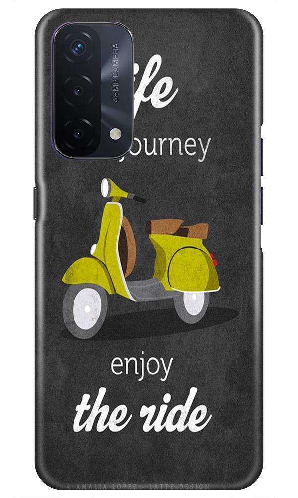 Life is a Journey Case for Oppo A74 5G (Design No. 261)