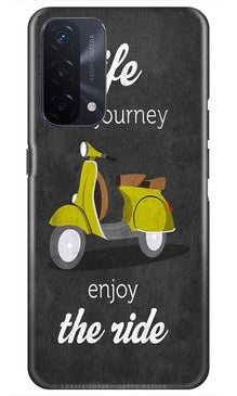 Life is a Journey Mobile Back Case for Oppo A74 5G (Design - 261)