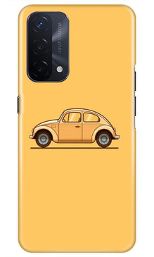 Vintage Car Mobile Back Case for Oppo A74 5G (Design - 262)