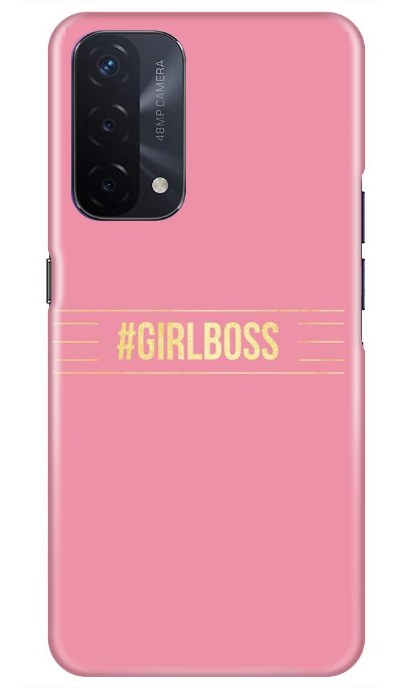 Girl Boss Pink Case for Oppo A74 5G (Design No. 263)