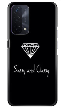 Sassy and Classy Mobile Back Case for Oppo A74 5G (Design - 264)