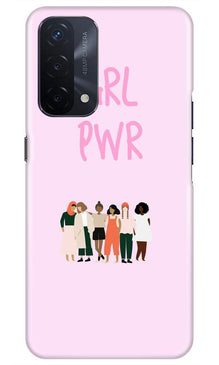 Girl Power Mobile Back Case for Oppo A74 5G (Design - 267)