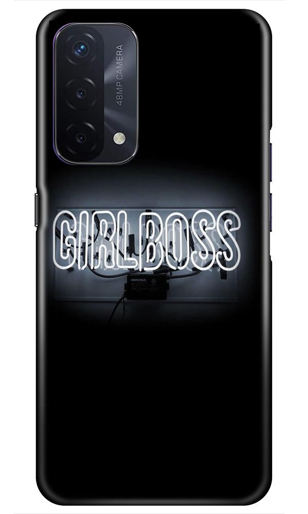 Girl Boss Black Case for Oppo A74 5G (Design No. 268)
