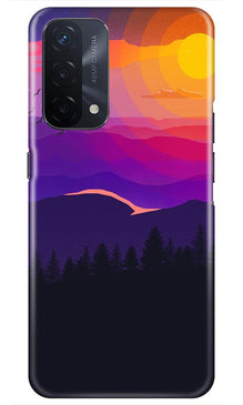 Sun Set Mobile Back Case for Oppo A74 5G (Design - 279)