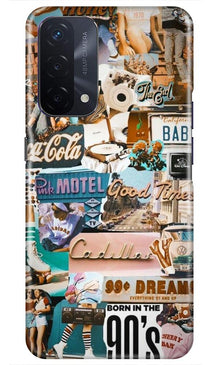 Vintage Design Mobile Back Case for Oppo A74 5G (Design - 284)