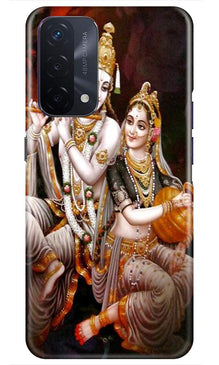 Radha Krishna Mobile Back Case for Oppo A74 5G (Design - 292)