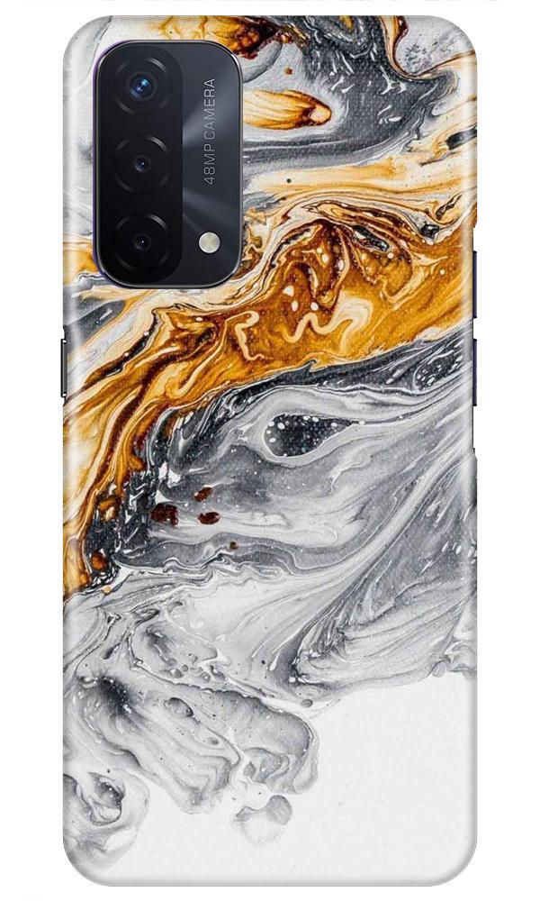 Marble Texture Mobile Back Case for Oppo A74 5G (Design - 310)